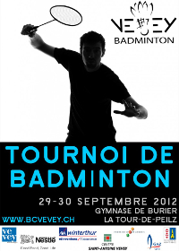 Tournoi de Badminton de Vevey 2012